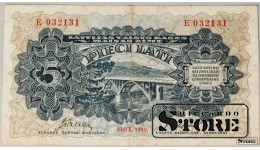 Latvija, 5 lats, 1940. gads, VF, E 032131