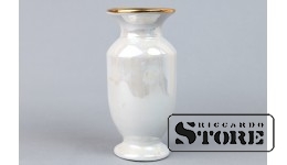 Ваза, фарфор, Рига, Рижский фарфоровый завод, 90е годы, Золотое клеймо, 14.5 cm, CSA959
