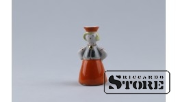 Статуэтка, Девочка  , фарфор, Рига , Рижская фарфоровая фабрика, 4 см