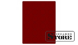 Tumepunane sametist album 2760E (Ø41 mm)