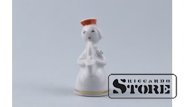 Статуэтка, Девочка из ансамбля с саксофоном, фарфор, Рига, Рижская фарфоровая фабрика, автор модели - Левон Агаджанян, 60-е годы , 6.5 см