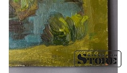 Живопись, Золотая осень, Владимир Свиклис, 1986 год, 49x61.5cm CSA1068