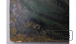 Живопись, Отвесные берега реки осенью, Владимир Свиклис, 1985 год, 50x70cm CSA1069