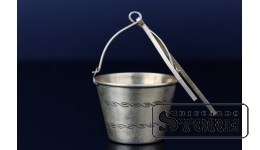Серебряное  ситечко для чая, 875 проба, 23 г ,  СССР