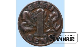 Эстония, 1 сент, 1929. год, бронза