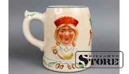 Пивной кувшин, РИГА, РИЖСКАЯ ФАРФОРОВАЯ ФАБРИКА , 13,5 CM