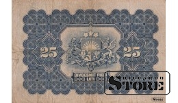 БАНКНОТА, 25 Лат 1928 год - В 373402