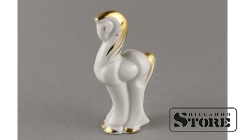Статуэтка, Лошадка, фарфор, Рига , Рижская фарфоровая фабрика, 80-е годы , 9,5 см