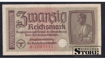 Germany, 20 Reichsmarok, 1940-45, AU