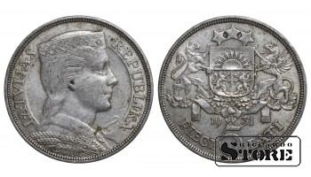 Latvia 5 Lati 1931