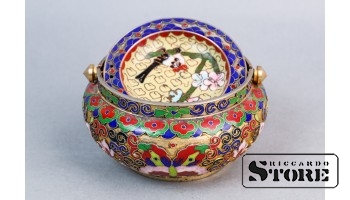 Маленькая шкатулка с китайским мотивом, винтаж