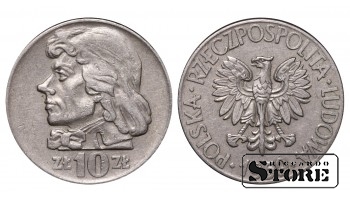 Польша, 10 злотых, 1959. год, Медно-никелевый сплав
