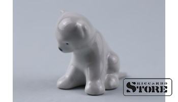 Статуэтка, Собачки, фарфор, Рига , Рижская фарфоровая фабрика, 70-е годы , 4,7 см.
