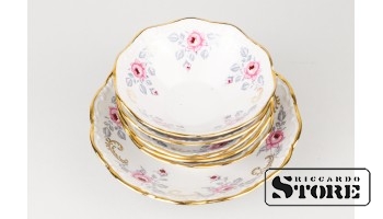 Розетки для варенья Лия, Рига, Рижский фарфоровый завод, автор формы Зина Улсте, 80-е годы, первый сорт CSA175