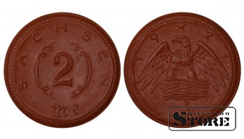 Saxony 2 Mark 1921