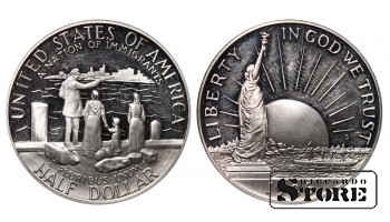 1986. gada ASV monēta, Varš-niķelis, Reti ½ dolāru KM# 212 #USA2520