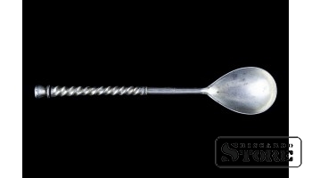 Серебряная чайная ложка ,РОССИЙСКАЯ ИМПЕРИЯ , вес 12 г , 84 проба CSA769