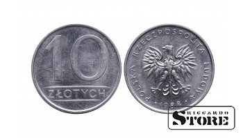 Польша, 10 злотых 1988 год
