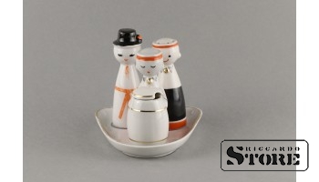 Статуэтка, комплект  , фарфор, Рига, Рижская фарфоровая фабрика