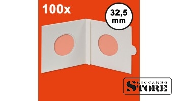 Isekleepuvad HARTBERGER mündiraamid 32,5 mm, pakendis 100 tk