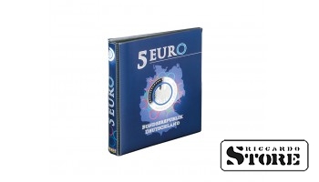 Binder folder based on the karat system in 5 Euro design, empty