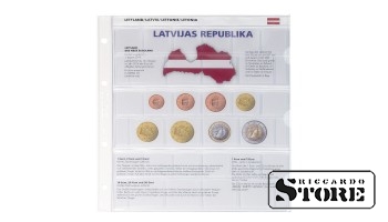 Illustrated karat sheet from the “New EU Members” series, Latvia