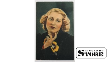 Vintage postcard. Actress. 20th century #NT343