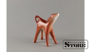 Статуэтка, Теленок , фарфор, Рига , Рижская фарфоровая фабрика, 60-е годы , 4,5 см