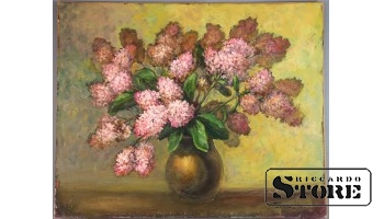 Живопись, Букет сирени, Владимир Свиклис, 1996 год, 50x62.5cm CSA1039