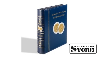 Coin Album Classic-OPTIMA "European 2-Euro commermomative coins, incl. slipcase, blue