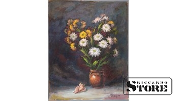 Живопись, Букет полевых цветов, Владимир Свиклис, 64x50.5cm CSA1043