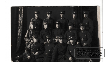 Старинная открытка "Латвийские военные" CSA595
