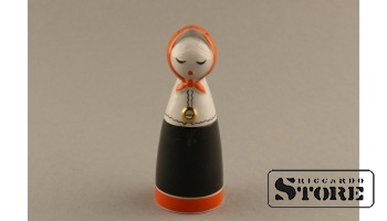 Cтатуэтка , Солонка , фарфор,Рига, Рижская фарфоровая фабрика, 60-е годы