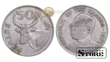Гамбия , 50 бутус 1971 год