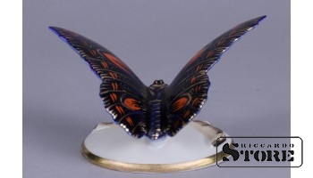 Tauriņš, porcelāns, Rīga, Rīgas porcelāna rūpnīca, 1950tie gadi, 6 cm