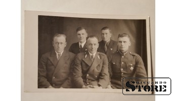 Айзсарг. Солдат с полковым знаком. Латвияс Ванаги.