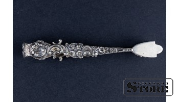 Щипцы для сахара , СЕРЕБРО , 875 ПРОБА , СССР , ВЕС - 24.5 ГРАММА
