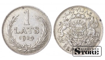 Latvia 1 Lats 1924