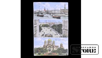 Открытка, Рига, бульвар Бривибас, Русская Церковь