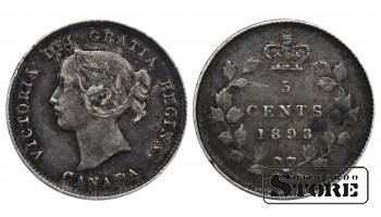 Canada 5 Cents 1893