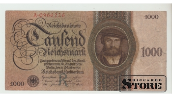 1000 Mark Germany 1925 VF