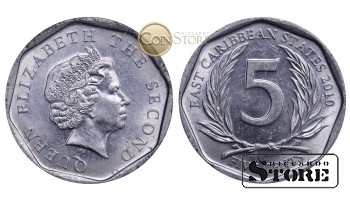 Восточные Карибы , 5 центов 2010 год