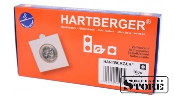 HARTBERGER pašlīmējošie rāmīši "Pressed Pennies" monētām 38x24 mm. Iepakojumā 100 gabali.