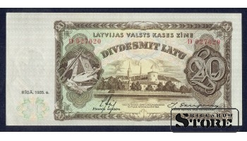 BANKNOTE, LATVIA, 20 Lati 1935 gads - D 027020