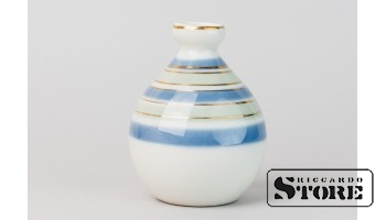 Вазочка, фарфор, Рига (Латвия), СССР, Рижская фарфоровая фабрика, 50е годы 20го века, Высота - 8.2 см, 1 сорт