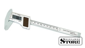 Digital caliper powered by solar batteries