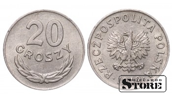 Польша, 20 гроши, 1949. год, аллюминий