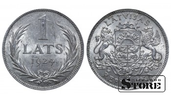 1 lats 1924 Latvija