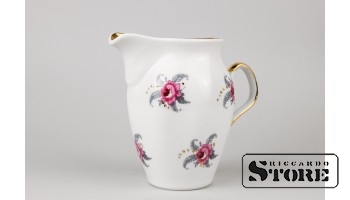 Молочник из сервиза Сигулда, тонкостенный фарфор, Рига, Рижский фарфоровый завод, автор формы Эрик Эллер, 1974-1997, первый сорт CSA256