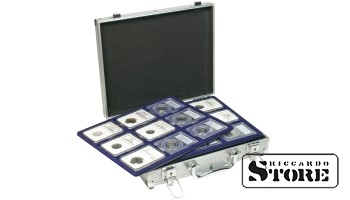 ALU numismaatiline karp 36 sertifitseeritud mündile (Slabs)